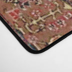 Qashqai Floral Prayer Rug circa 1870 Desk Mat Gallery Image 4