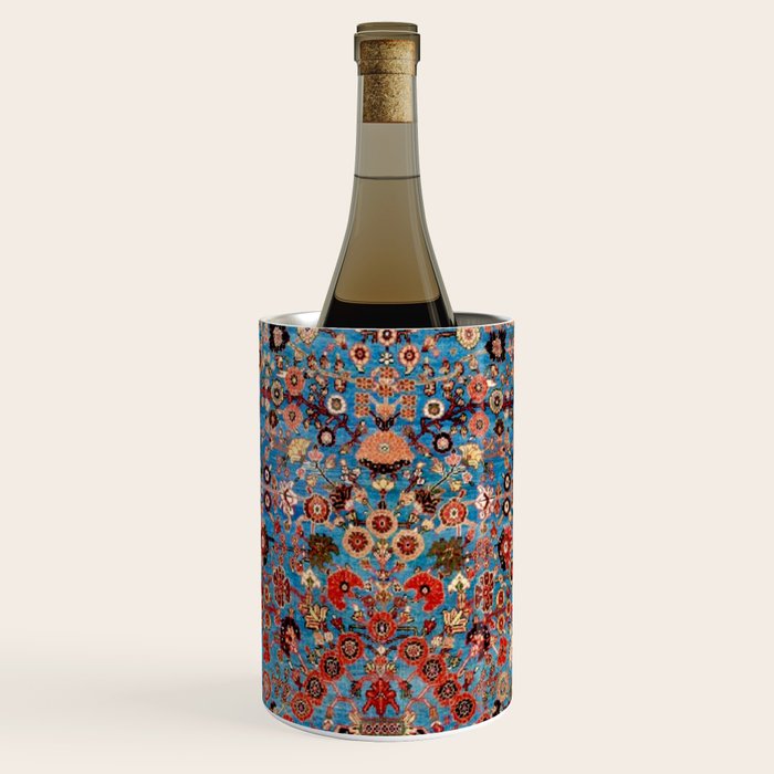 Qashqai Floral Prayer Rug circa 1870 Wine Chiller Gallery Image 1