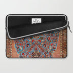 Qashqai Floral Prayer Rug circa 1870 Laptop Sleeve Gallery Image 2
