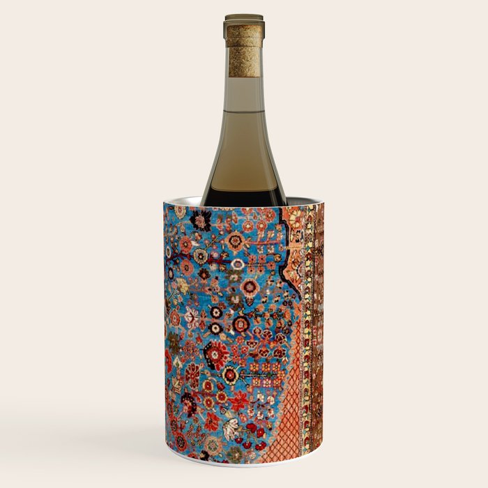 Qashqai Floral Prayer Rug circa 1870 Wine Chiller Gallery Image 3