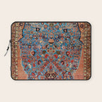 Qashqai Floral Prayer Rug circa 1870 Laptop Sleeve Gallery Image 1