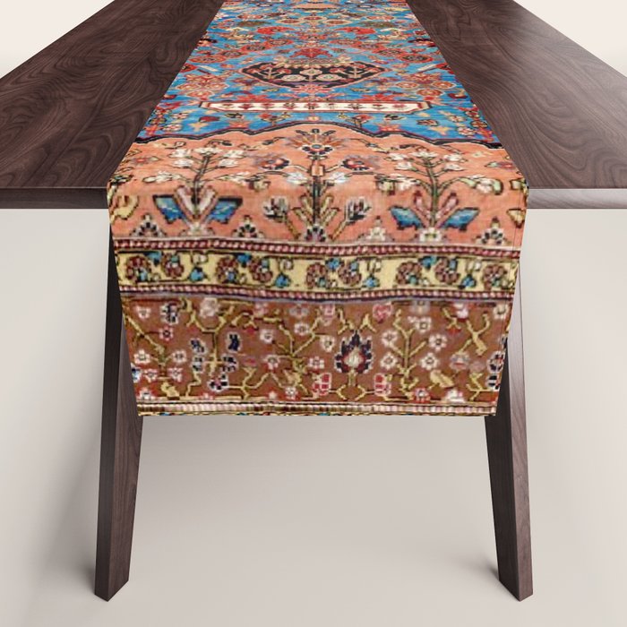 Qashqai Floral Prayer Rug circa 1870 Table Runner Gallery Image 1