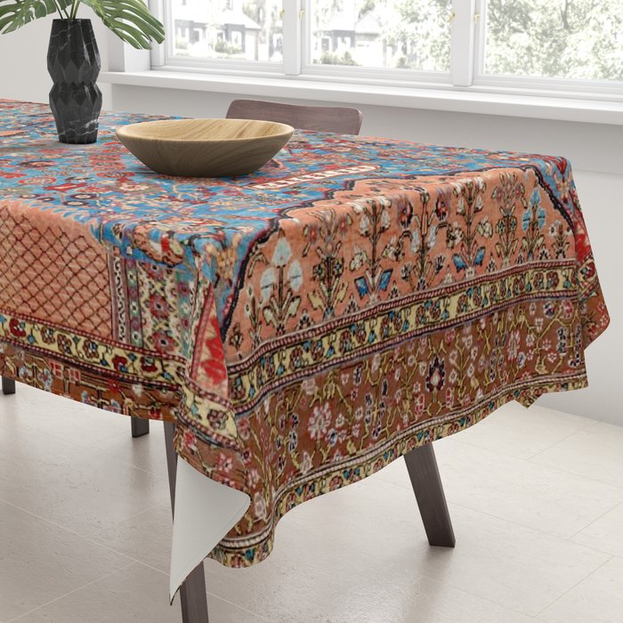 Qashqai Floral Prayer Rug circa 1870 Tablecloth Gallery Image 3