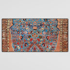 Qashqai Floral Prayer Rug circa 1870 Desk Mat Gallery Image 3