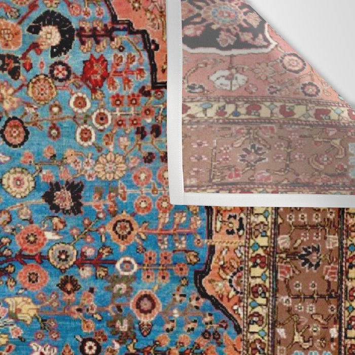 Qashqai Floral Prayer Rug circa 1870 Wall Tapestry Gallery Image 3
