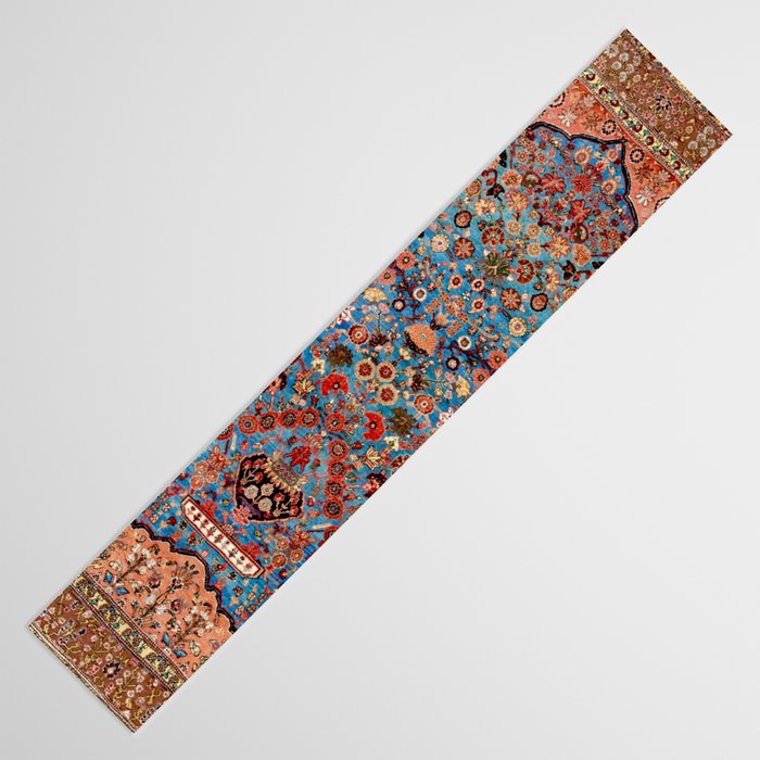 Qashqai Floral Prayer Rug circa 1870 Table Runner Gallery Image 3