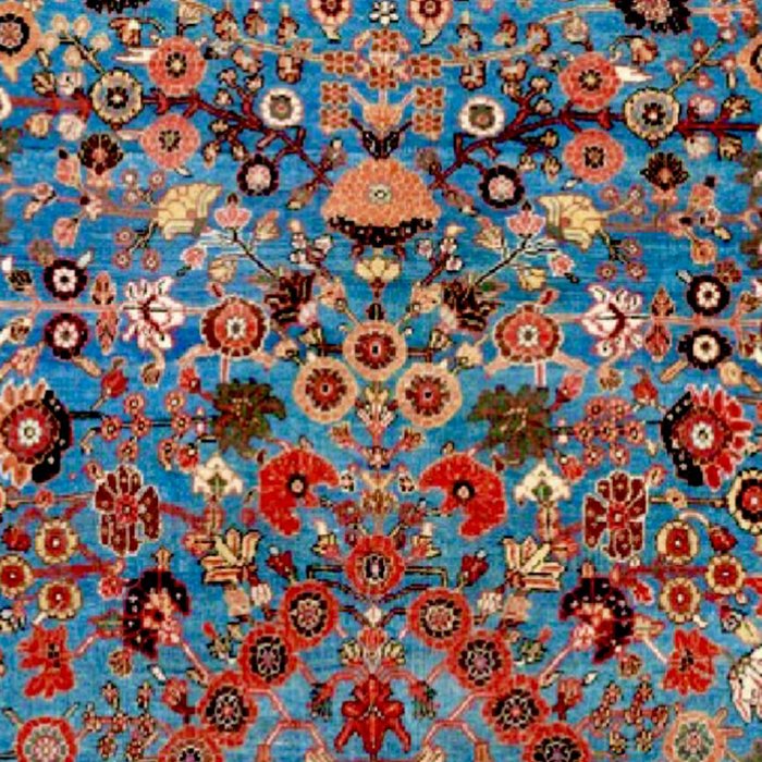 Qashqai Floral Prayer Rug circa 1870 Coffee Mug Gallery Image 2