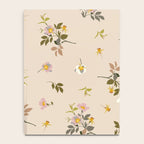 seamless pattern with rose hips on a pink background Notebook Gallery Image 4
