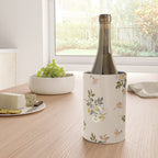 seamless pattern with rose hips on a pink background Wine Chiller Gallery Image 4