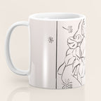 Falling Flowers lines Coffee Mug Gallery Image 3