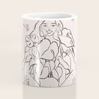 Falling Flowers lines Coffee Mug Gallery Image 4