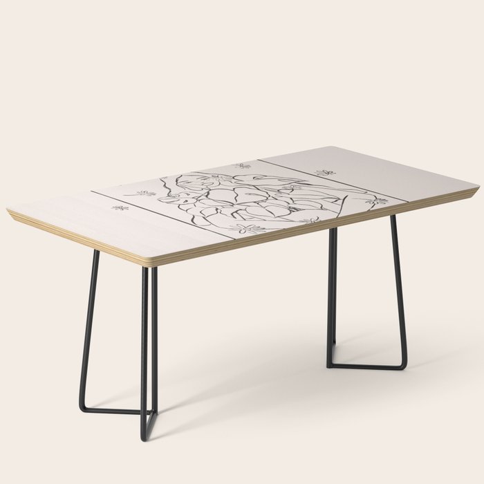 Falling Flowers lines Coffee Table Gallery Image 1