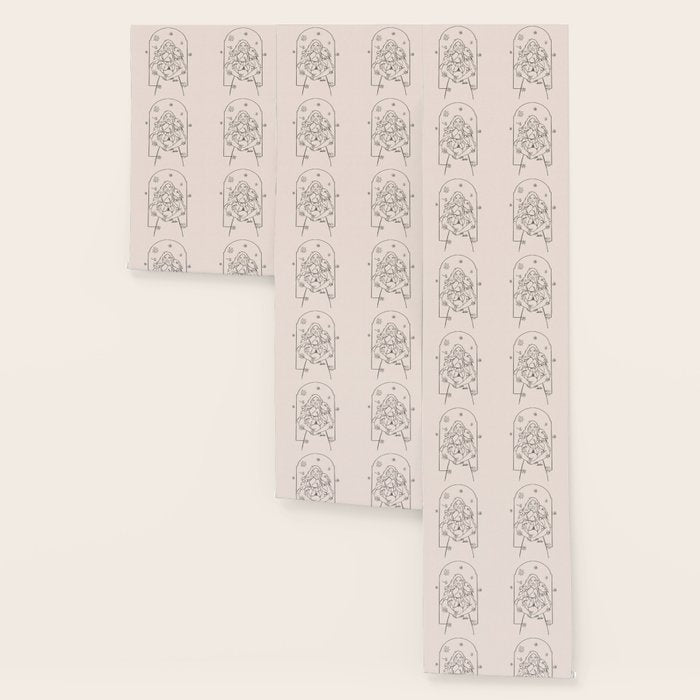 Falling Flowers lines Wallpaper Gallery Image 3