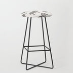 Zebras - Black & White Palette Stool Gallery Image 1