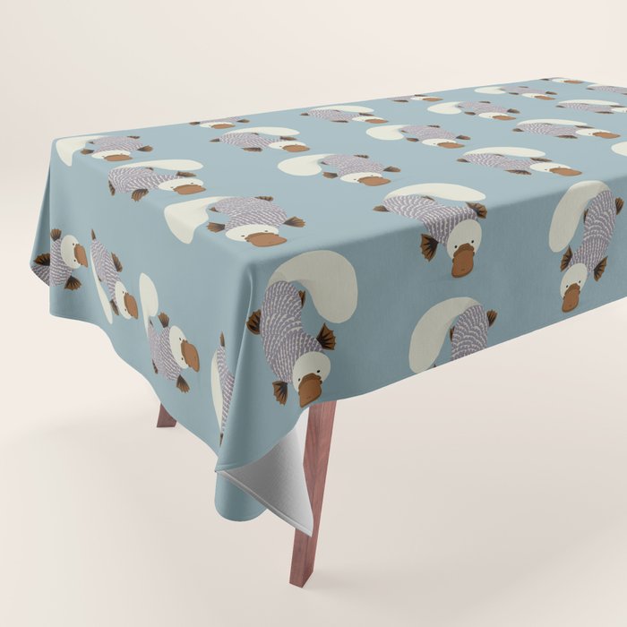 Whimsical Platypus Tablecloth Gallery Image 1