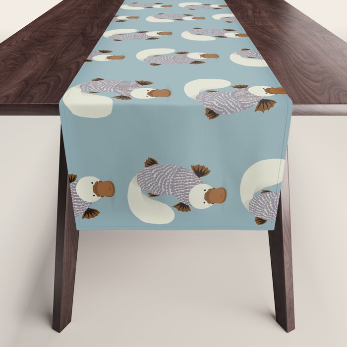 Whimsical Platypus Table Runner Gallery Image 1