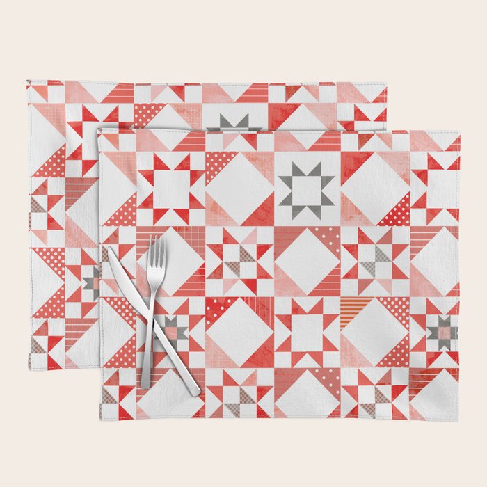 Christmas Quilt - pattern no1 Placemat Gallery Image 1