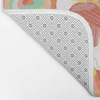 Marble Plate Pink Bath Mat Gallery Image 2