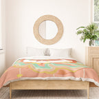 Marble Plate Pink Duvet Cover Gallery Image 3