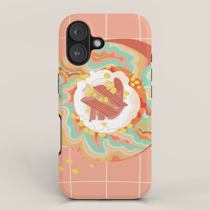 Marble Plate Pink iPhone Case Gallery Image 1