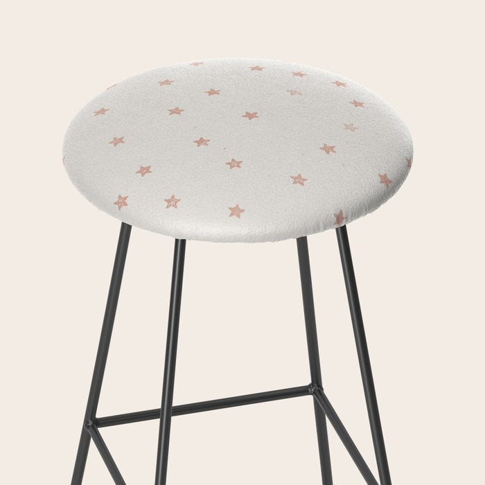 Little Stars Cream & Peach Stool Gallery Image 2