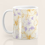 Colorful tropical hibiscus flower art pattern Coffee Mug Gallery Image 3
