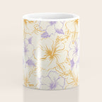 Colorful tropical hibiscus flower art pattern Coffee Mug Gallery Image 4