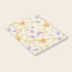 Colorful tropical hibiscus flower art pattern Notebook Gallery Image 2
