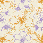 Colorful tropical hibiscus flower art pattern Coffee Mug Gallery Image 2