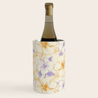 Colorful tropical hibiscus flower art pattern Wine Chiller Gallery Image 3