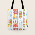 90s Drinks Tote Bag Gallery Image 1