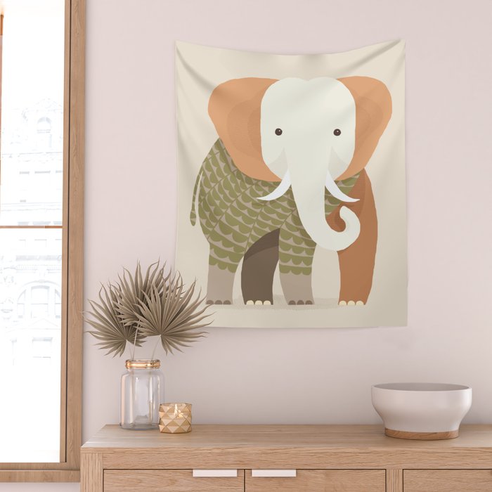Whimsical Elephant Wall Tapestry Gallery Image 2