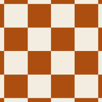 Checkered (Rust Cream) Coffee Mug Gallery Image 2