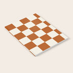 Checkered (Rust Cream) Notebook Gallery Image 2