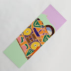 A Suitcase Full of Memories, Retro Cassette Music Mix Tape, Vintage Concept Eclectic Hands Bags Fashion Bohemian Painting Yoga Mat Gallery Image 1