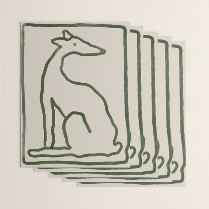 The Dog Waits Wrapping Paper Gallery Image 3