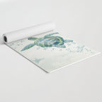 Two Sea Turtles  Yoga Mat Gallery Image 2