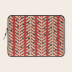 Festive Berries / Red, Beige & Blue Laptop Sleeve Gallery Image 1