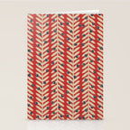 Festive Berries / Red, Beige & Blue Stationery Card Gallery Image 2