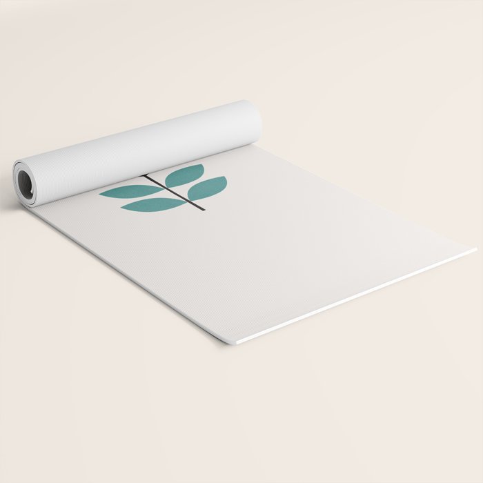 Retro Flower 1-1 Yoga Mat Gallery Image 2