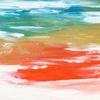 Ejaaz Haniff Colorful Abstract Acrylic Painting 'Storm In Paradise' Coffee Mug Gallery Image 2