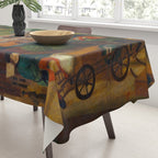 The Saint Elizabethâs Day Flood (c. 1490 - c. 1495) by Master of the St Elizabeth Panels  Tablecloth Gallery Image 3