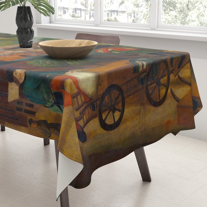 The Saint Elizabethâs Day Flood (c. 1490 - c. 1495) by Master of the St Elizabeth Panels  Tablecloth Gallery Image 3