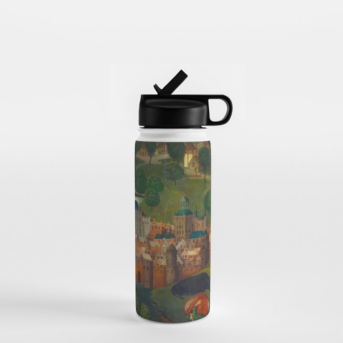 The Saint Elizabethâs Day Flood (c. 1490 - c. 1495) by Master of the St Elizabeth Panels  Water Bottle Gallery Image 1