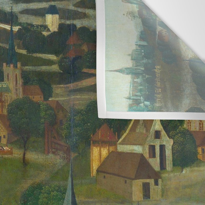 The Saint Elizabethâs Day Flood (c. 1490 - c. 1495) by Master of the St Elizabeth Panels  Wall Tapestry Gallery Image 3