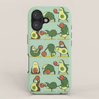 Avocado Yoga With The Seed iPhone Case Gallery Image 1