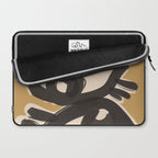 Abstract line art eyes 10 Laptop Sleeve Gallery Image 2