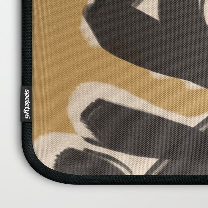 Abstract line art eyes 10 Laptop Sleeve Gallery Image 3