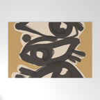 Abstract line art eyes 10 Welcome Mat Gallery Image 1