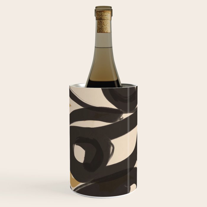 Abstract line art eyes 10 Wine Chiller Gallery Image 1